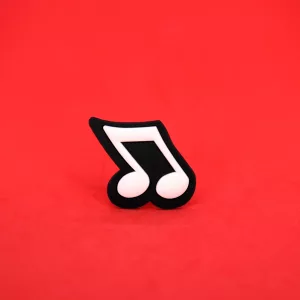 Nota musical blanco