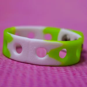 Pulsera niños verde/blanco